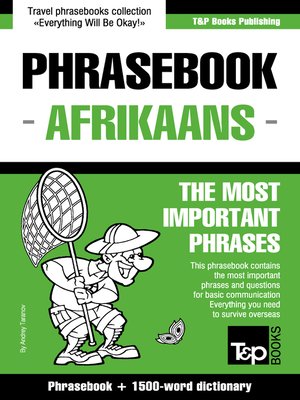 cover image of Afrikaans Phrasebook